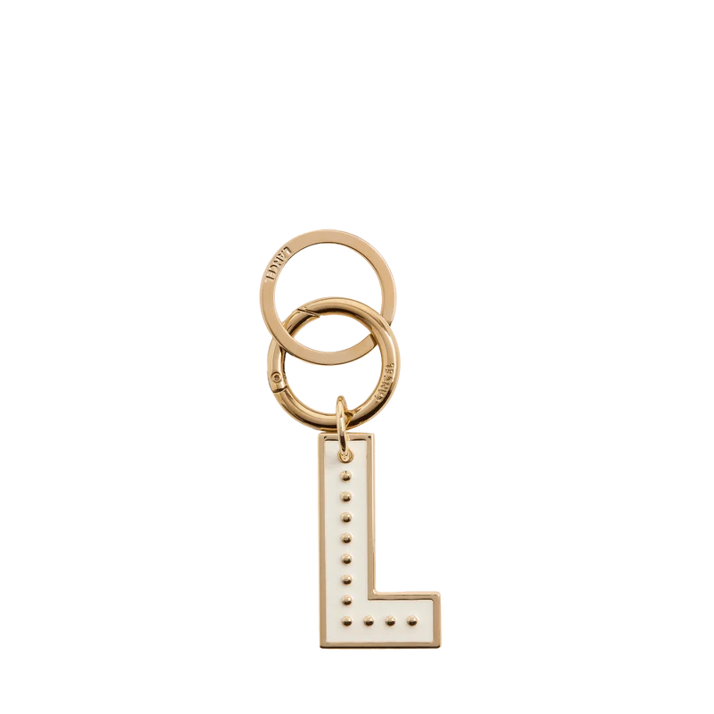 L KEYRING/BAG CHARM