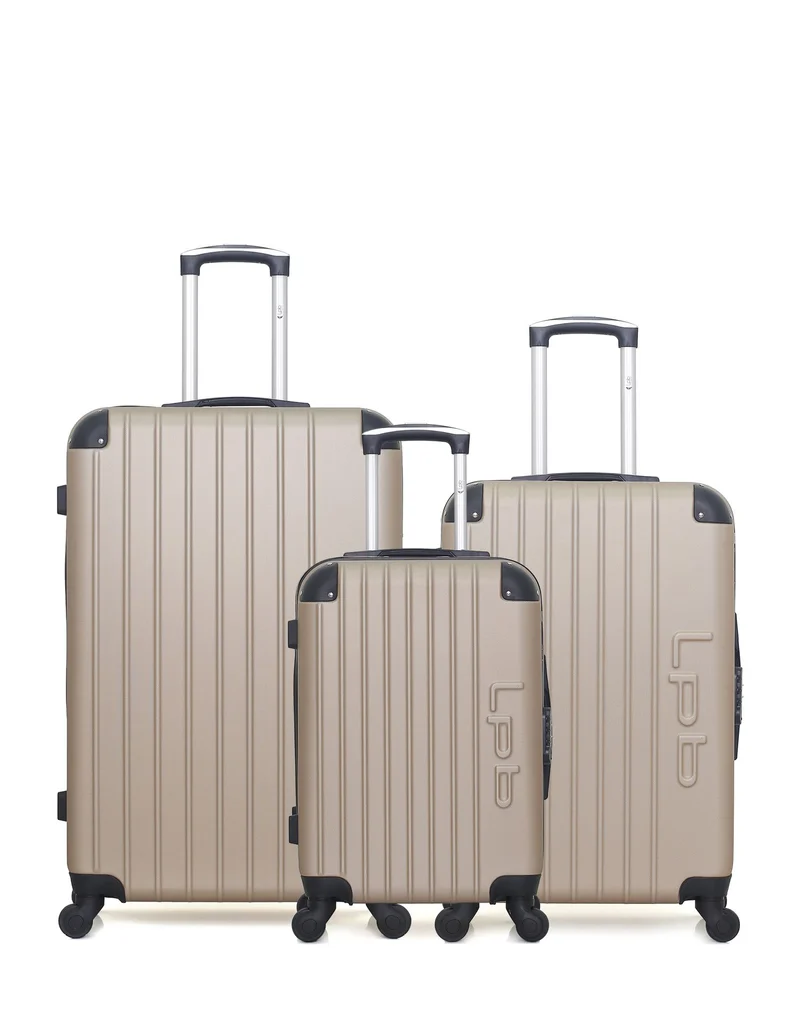 Lot de 3 Valises Rigides Grand Format, Taille Moyenne et Cabine HAMBOURG