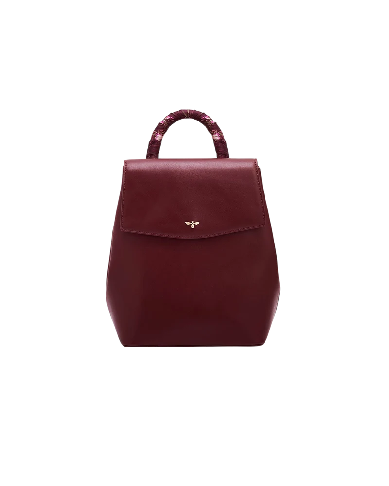 Laura Small Backpack in Burgundy