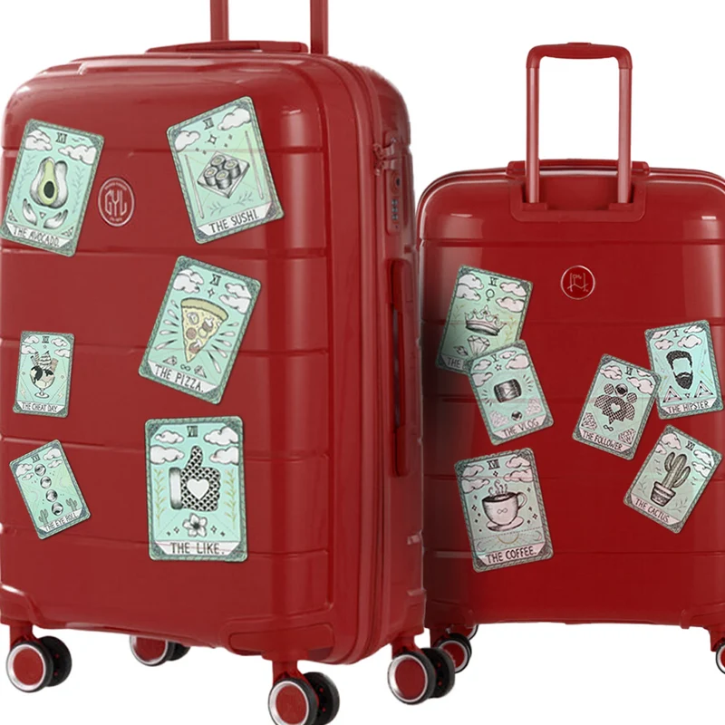 12 Stickers Cartes Tarots