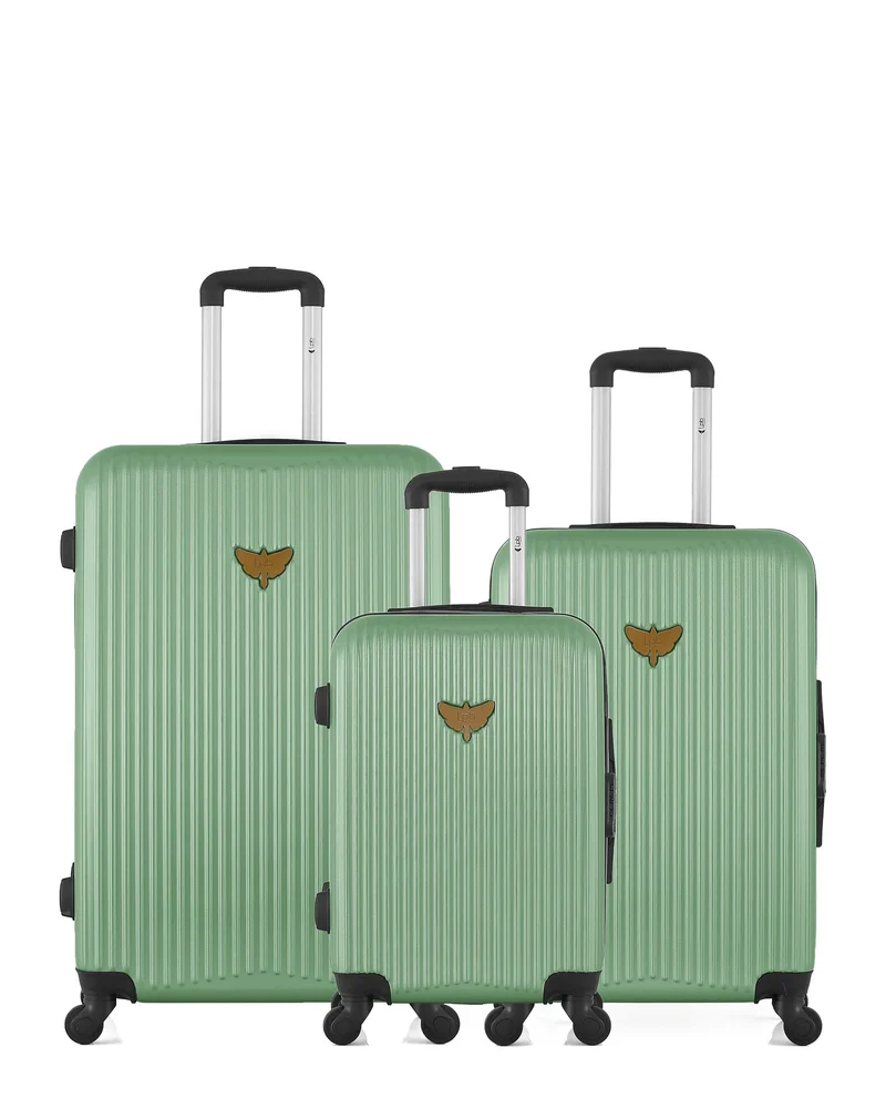 Lot de 3 Valises Rigides Grand Format, Taille Moyenne et Cabine AGATA