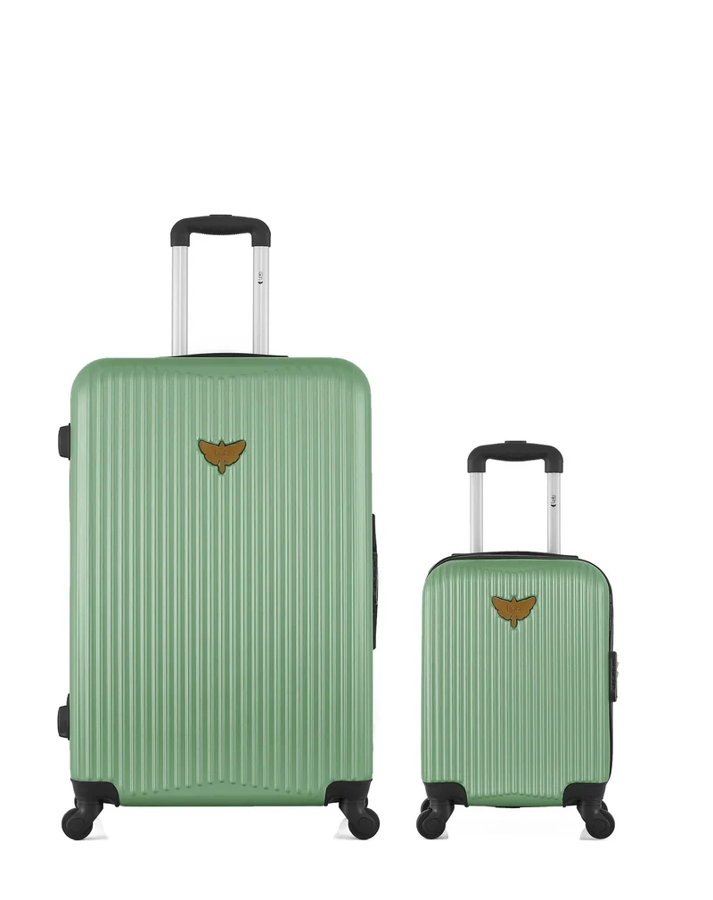 Lot de 2 Valises Rigides Grand Format et Cabine XXS AGATA