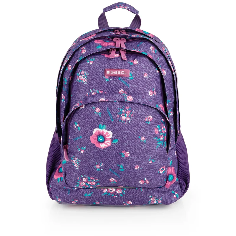 GABOL MOCHILA ESCOLAR CON 3 DEPARTAMENTOS LILY