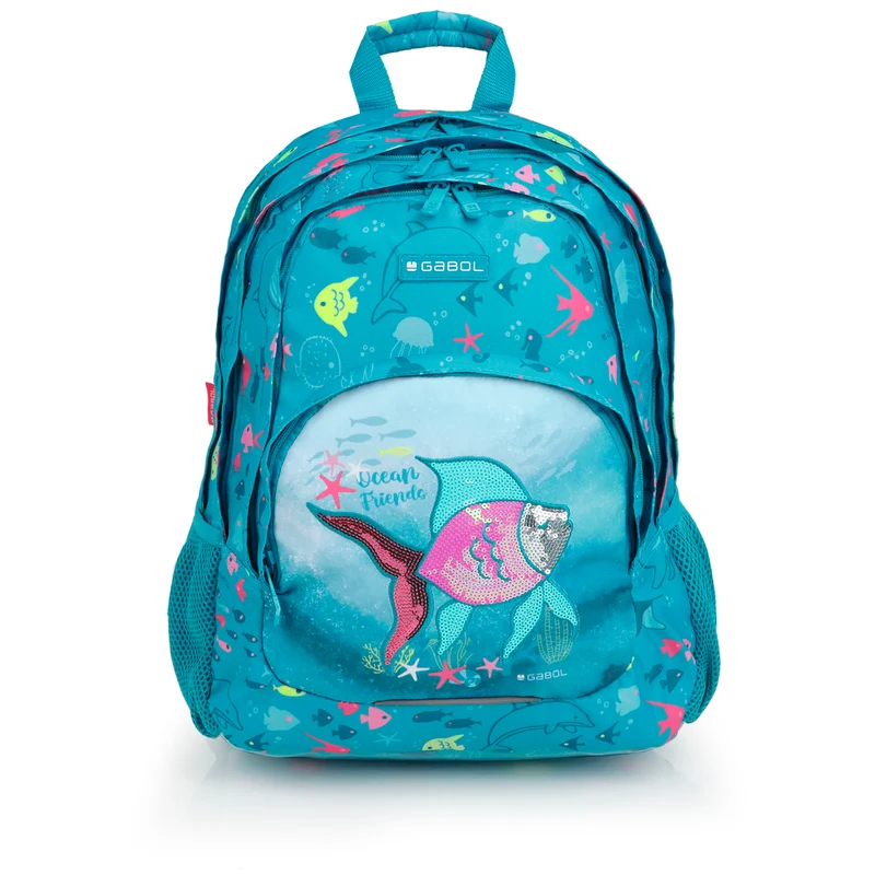 GABOL MOCHILA ESCOLAR CON 3 DEPARTAMENTOS ACQUA