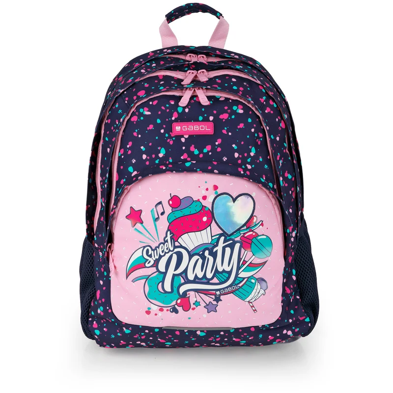 GABOL MOCHILA ESCOLAR CON 3 DEPARTAMENTOS PARTY