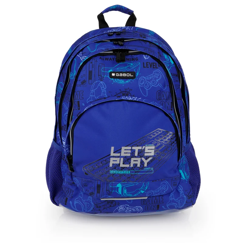 GABOL MOCHILA ESCOLAR CON 3 DEPARTAMENTOS GAMING