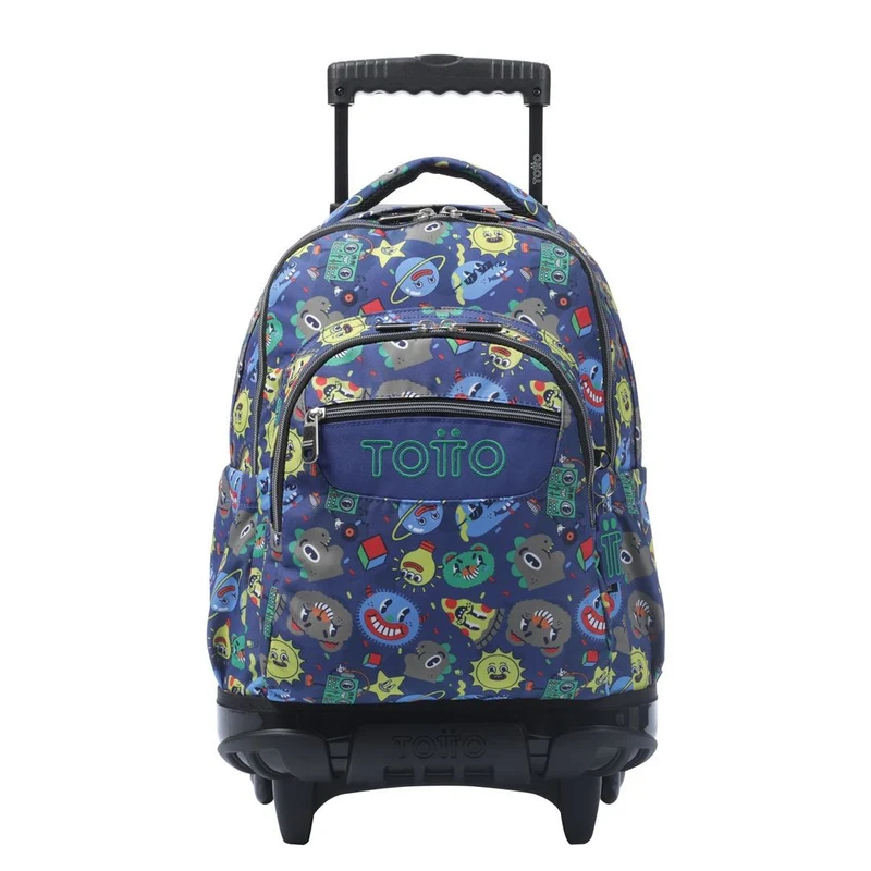 TOTTO Mochila escolar con ruedas – Renglones - 8JZ Tello
