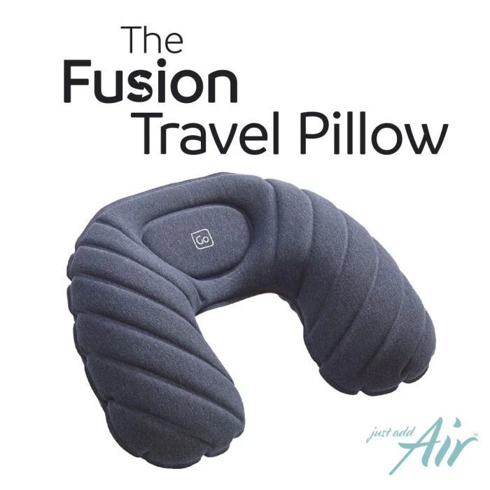 The Fusion Travel Pillow (bleu)-[033]