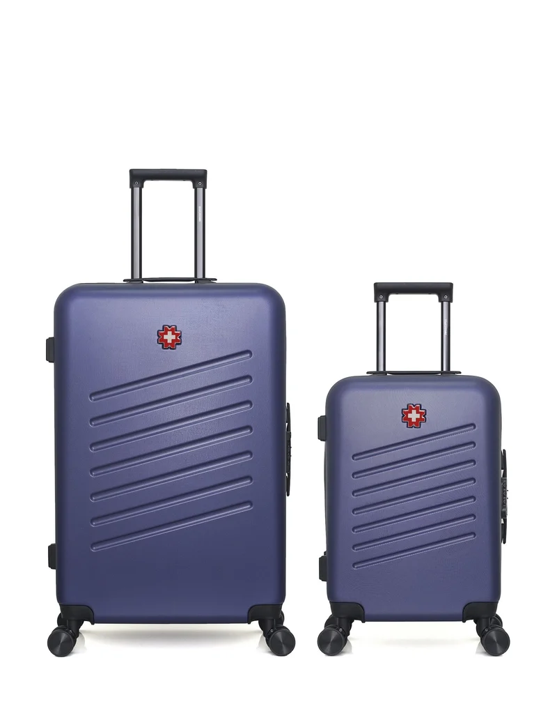 Lot de 2 Valises Rigides Grand Format et Cabine ZURICH