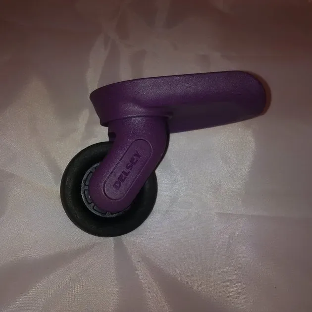 1 PAIRE DE ROULETTES DELSEY-DISPONIBLE EN COULEUR NOIR-VIOLET OU ROSE [032]