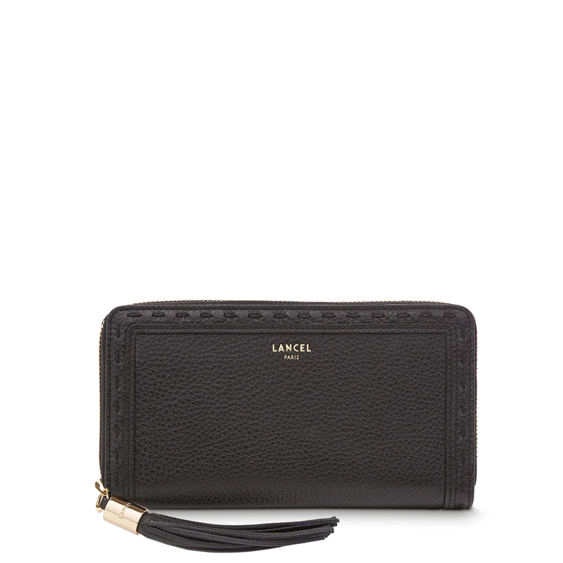 Zipped continental wallet