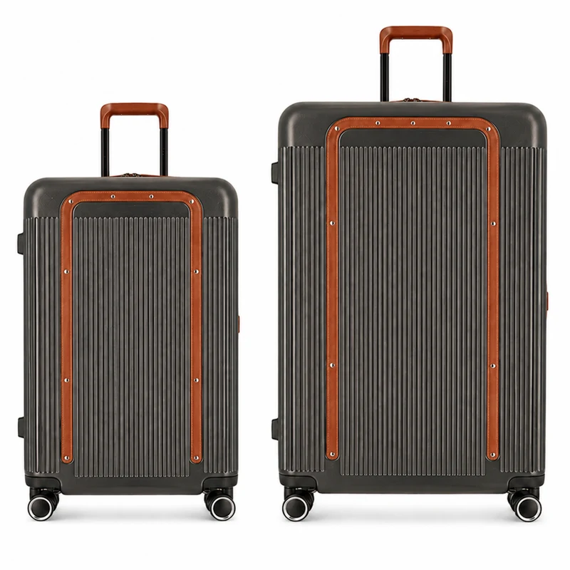 Duo de valises Green (Medium + XL) - Gris Anthracite