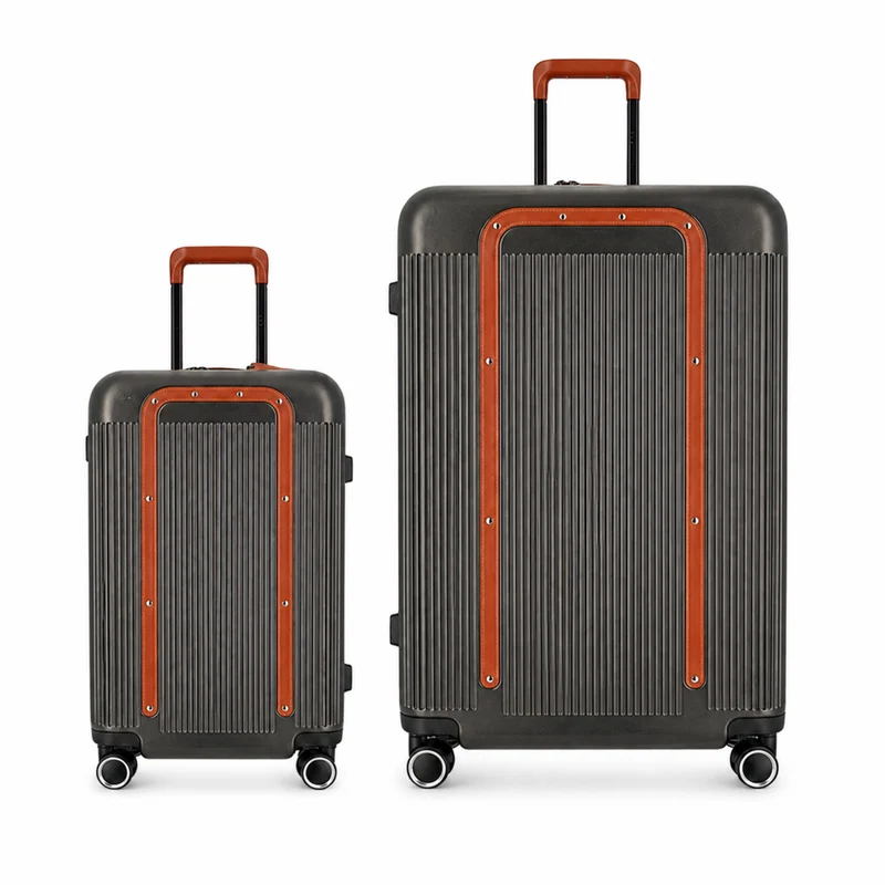 Duo de valises Green (Cabine + XL) - Gris Anthracite