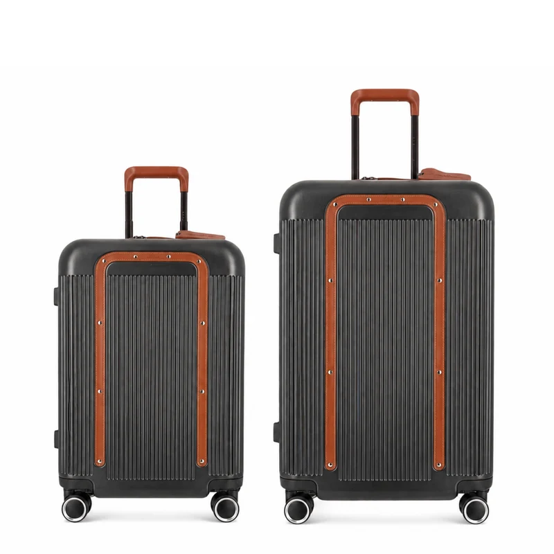Duo de valises Green (Cabine + Medium) - Gris Anthracite