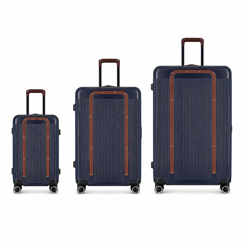 Trio de valises Green - Bleu