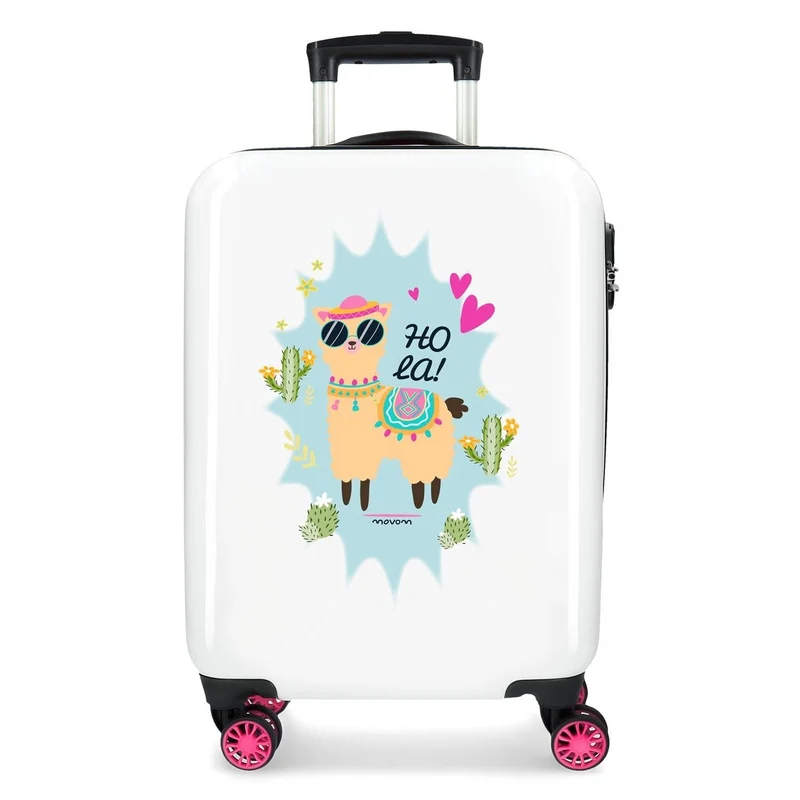 Maleta de Cabina Movom HOLA LLAMA rígida 55cm