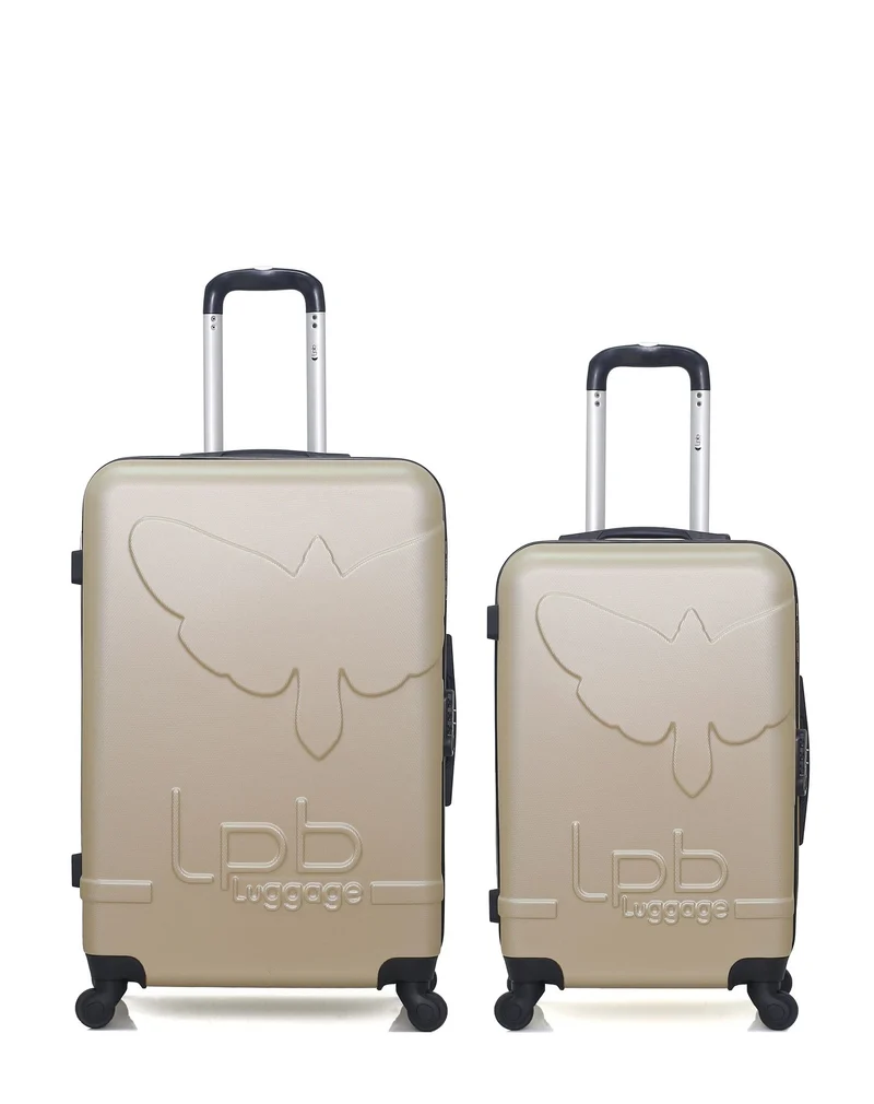 Lot de 2 Valises Rigides Grand Format et Moyenne NORINE