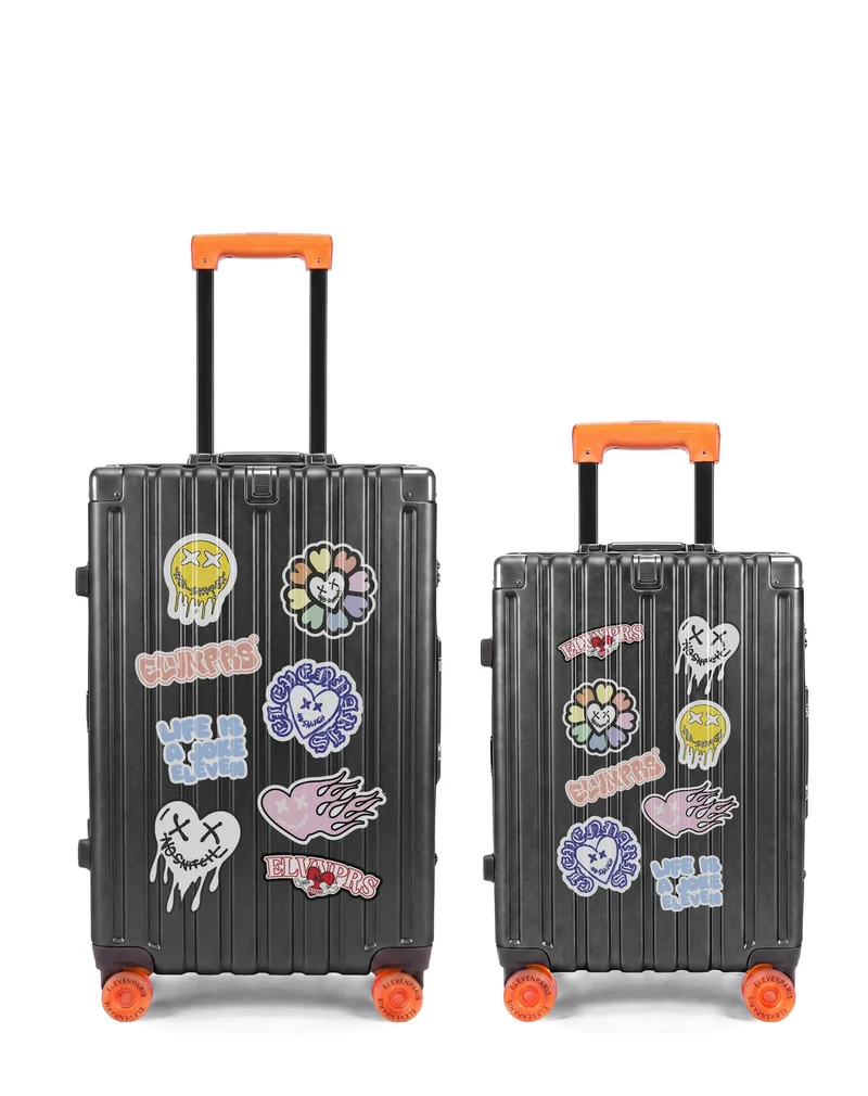 Lot de 2 Valises Rigides Taille Moyenne et Cabine XS LUGERS