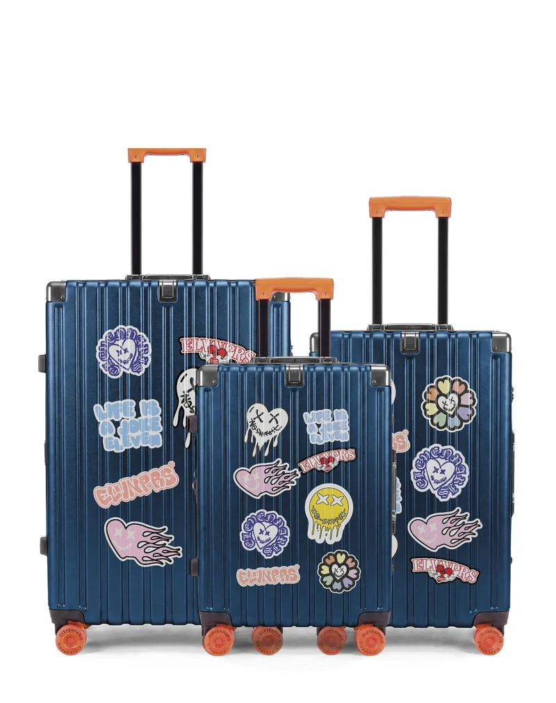 Lot de 3 Valises Rigides Grand Format, Taille Moyenne et Cabine LUGERS