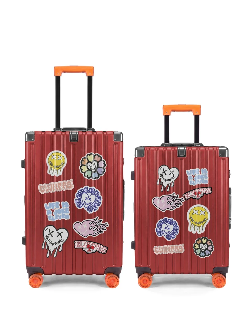 Lot de 2 Valises Rigides Taille Moyenne et Cabine LUGERS