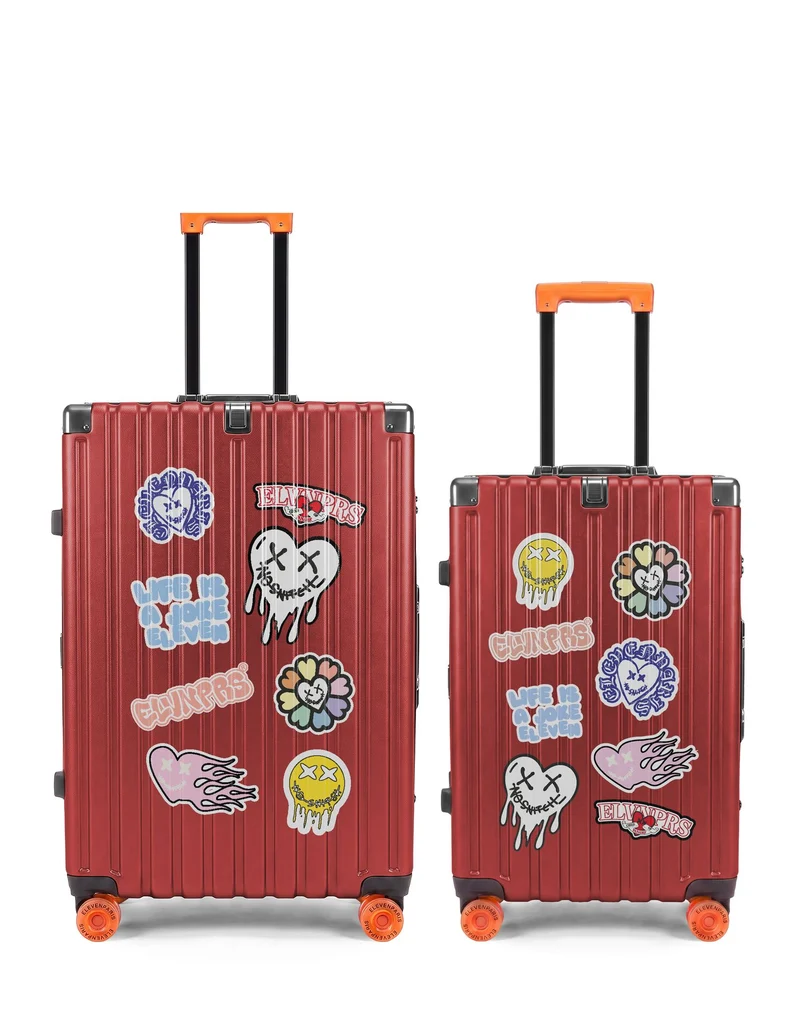 Lot de 2 Valises Rigides Grand Format et Taille Moyenne LUGERS
