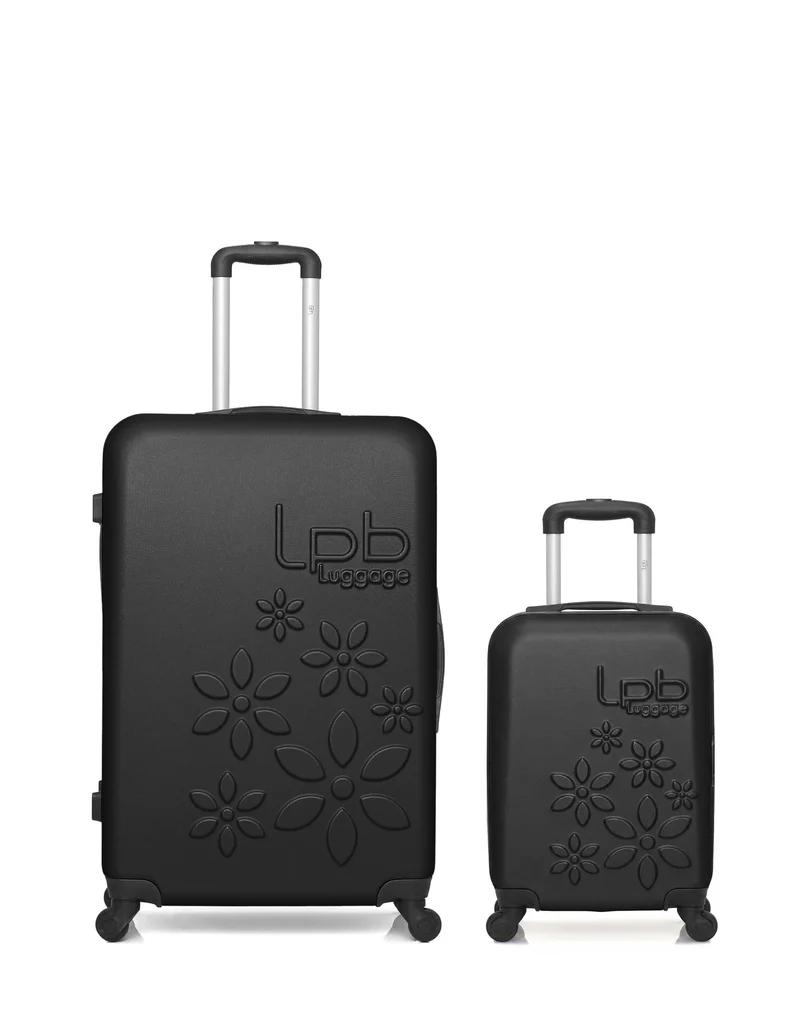 Lot de 2 Valises Rigides Grand Format et Cabine XXS ELEONOR