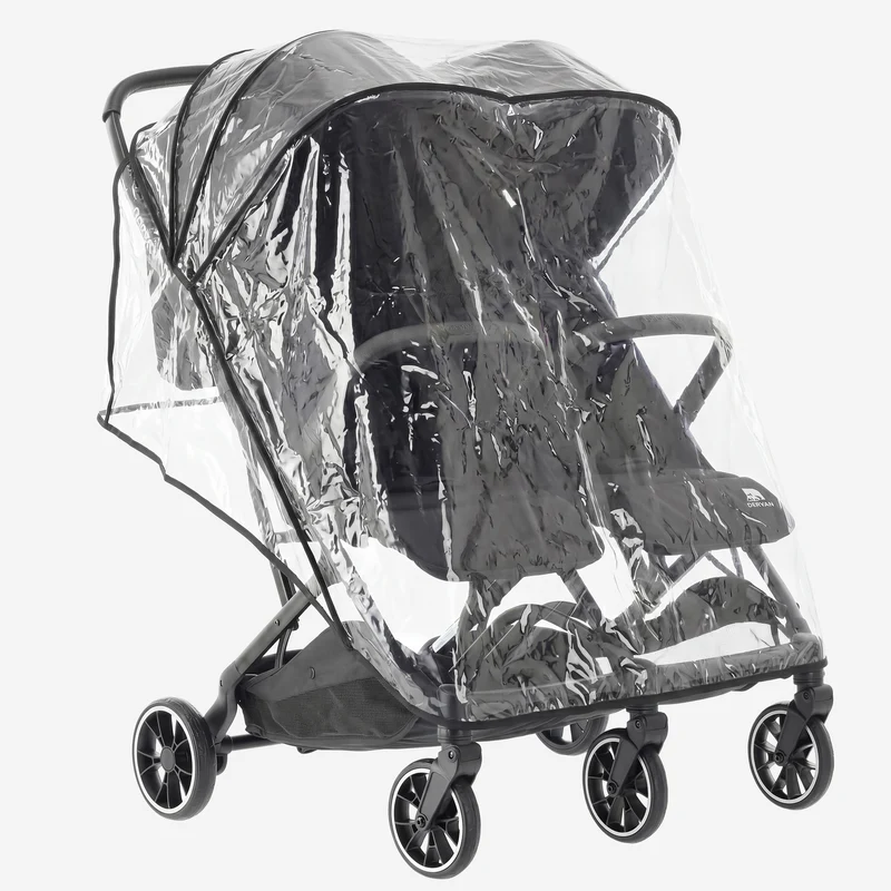 Housse de pluie pour poussette double Rolo X2 Duo