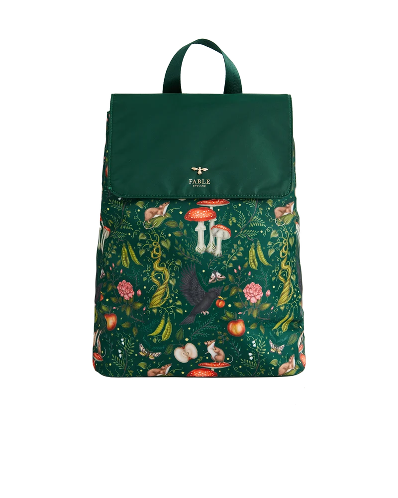 Green Catherine Rowe Into the Woods Backpack