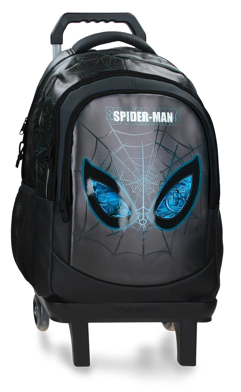 35324V1 MOCHILA ADAP. 46CM 3C. C/CARRO. SPIDERMAN IS WATCHIN