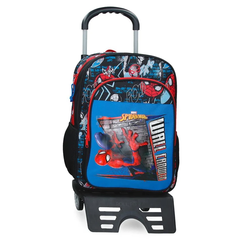 42723V1 MOCHILA ADAP. 40CM. C/CARRO SPIDERMAN WALL CRAWLER