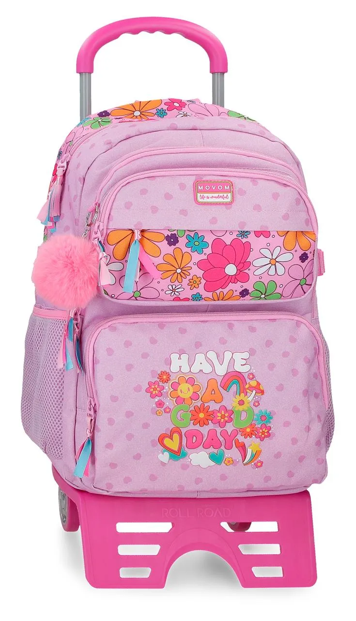 32424T2 MOCHILA ADAP. 45CM 2C. C/CARRO. MOVOM GOOD DAY