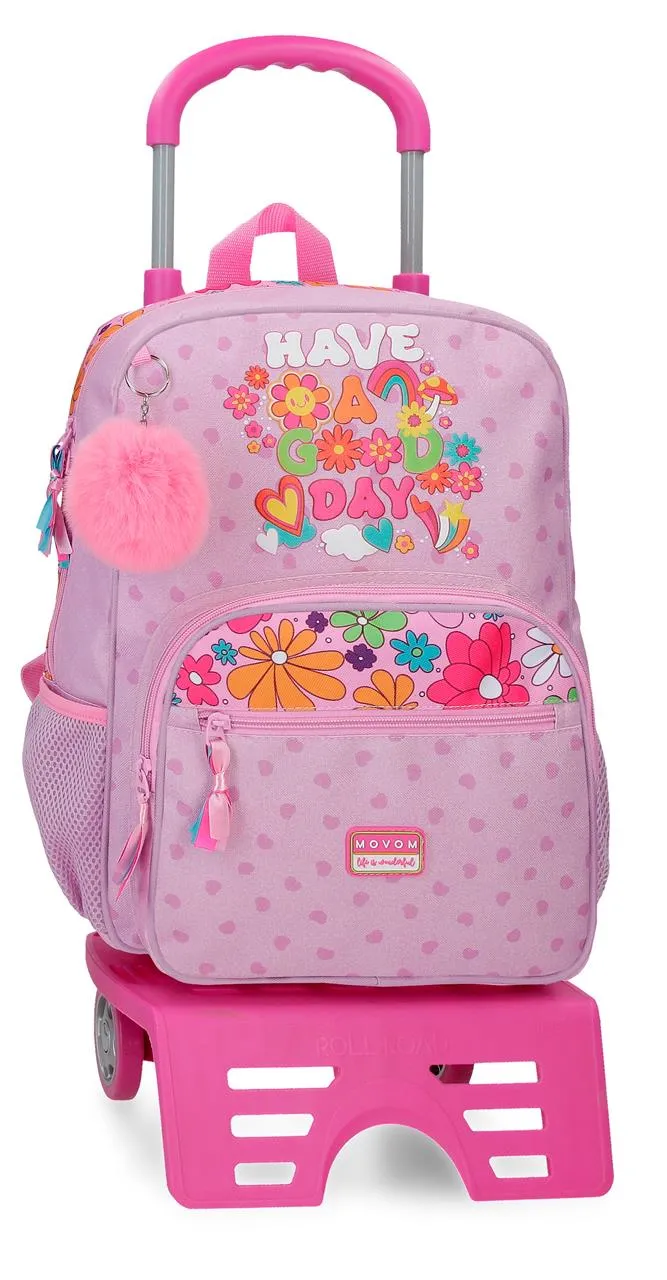 32422T2 MOCHILA ADAP. 38CM. C/CARRO. MOVOM GOOD DAY