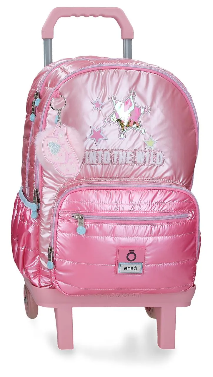 99826T1 MOCHILA ADAP. 44CM 2C. C/CARRO. ENSO INTO THE WILD