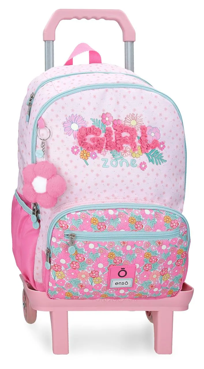 99326T1 MOCHILA ADAP. 44CM 2C. C/CARRO. ENSO GIRL ZONE