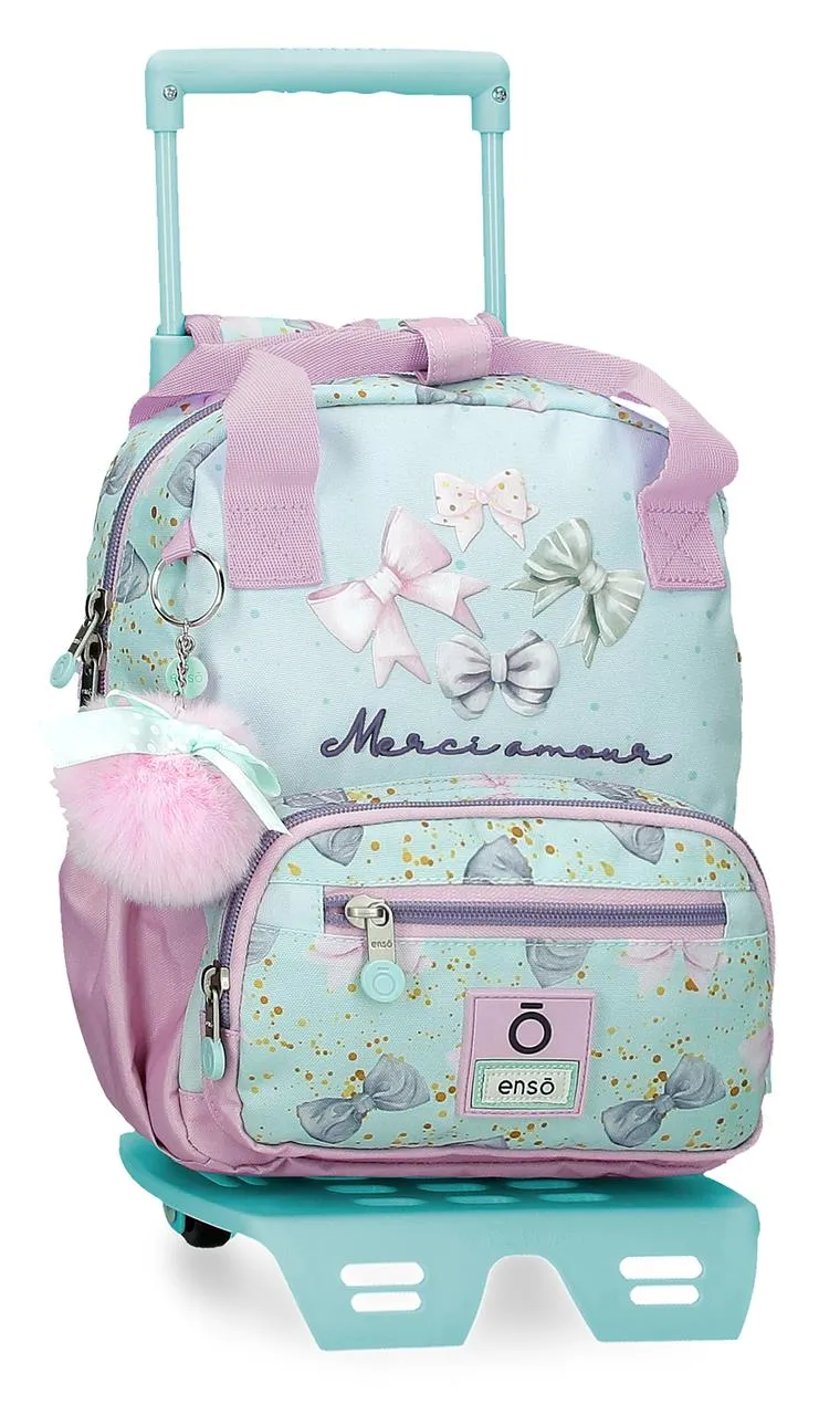 97622T1 MOCHILA ADAP. 28CM. C/CARRO. ENSO MERCI AMOUR