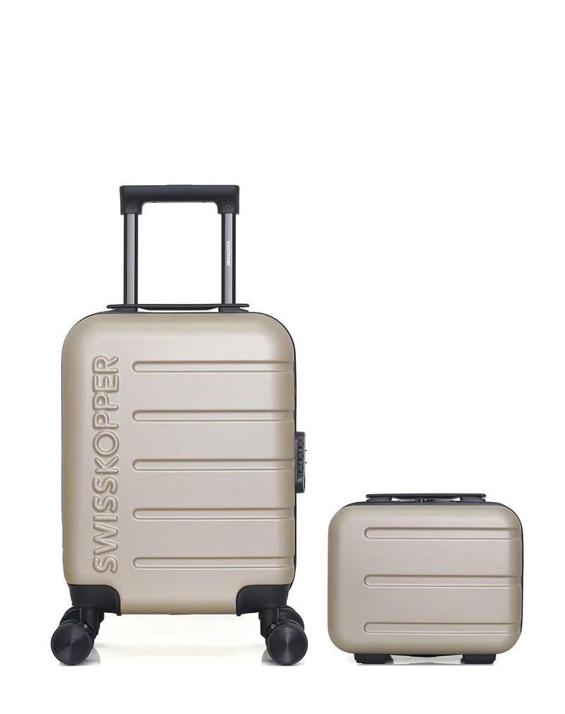 Lot de 2 Valises Rigides Cabine XXS et Vanity AIGLE
