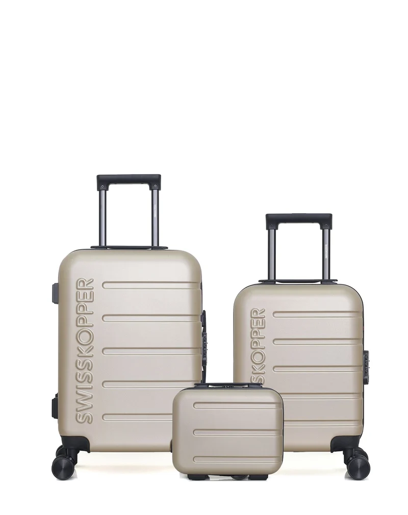 Lot de 3 Valises Rigides Cabine, Cabine XXS et Vanity AIGLE