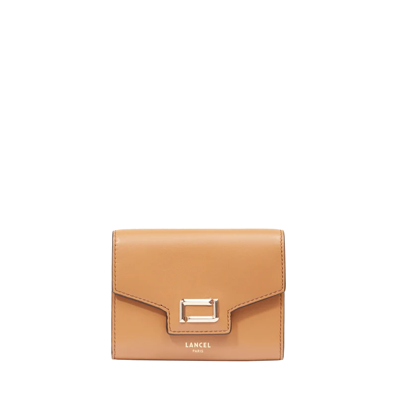 Rectangular flap compact wallet
