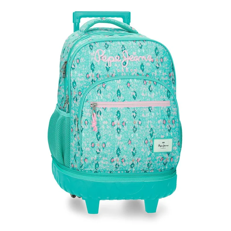 6112941 MOCHILA COMPACT DESM. 2R. PJL SUN TURQUESA VERDE