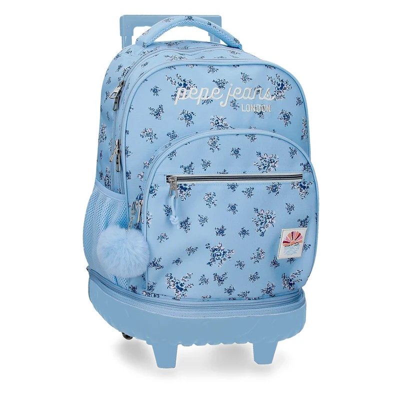 6082942 MOCHILA COMPACT DESM. 2R. PJL OLIVIA AZUL CLARO