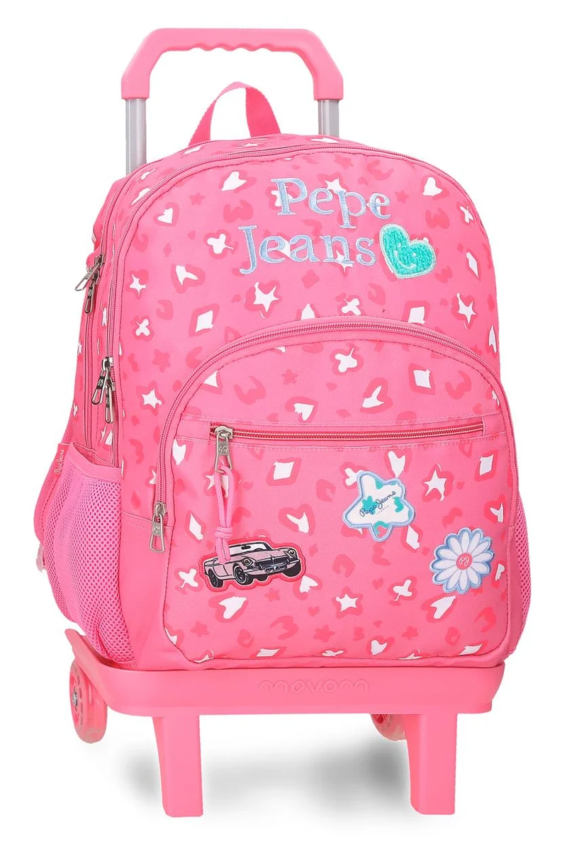 60925V1 MOCHILA ADAP. 44CM 2C. C/CARRO. PJL EVELYN ROSA