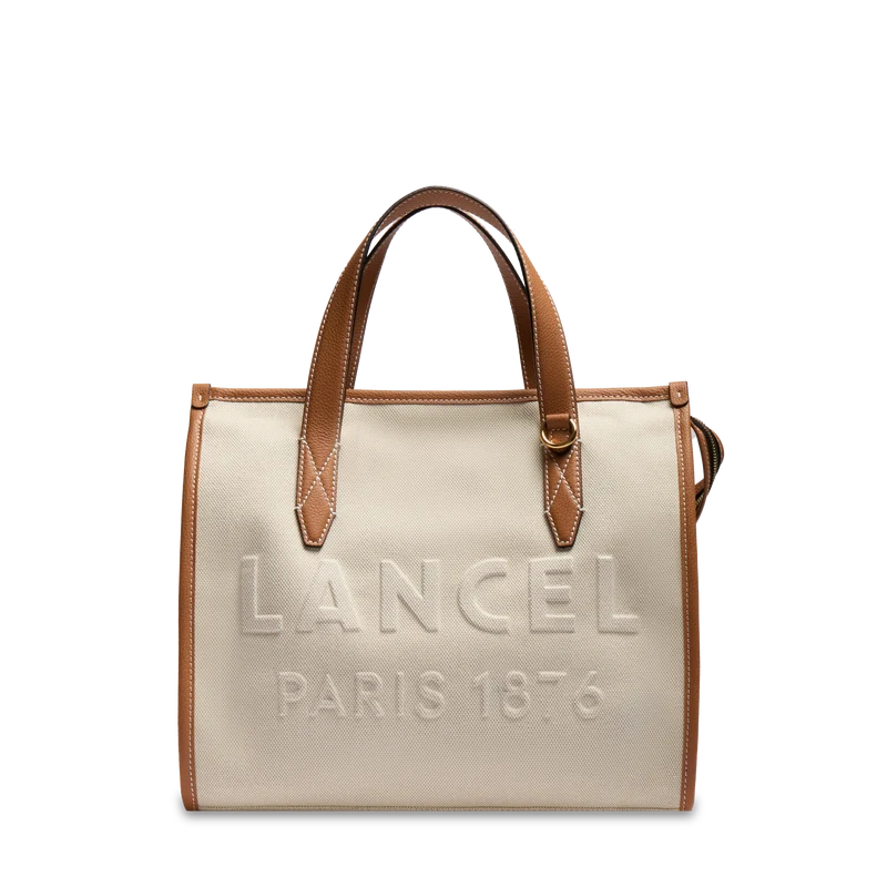 M ZIP TOTE BAG DOUBLE CARRY