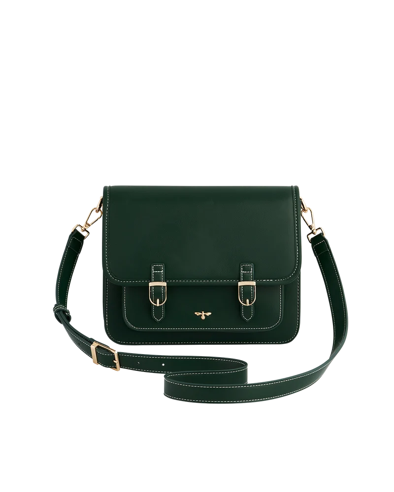 Into the Woods Green Satchel