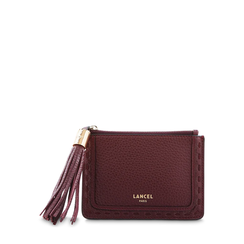 L zipped card holder
