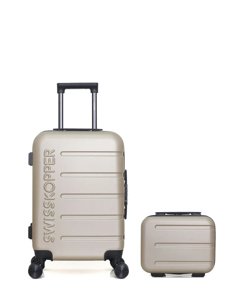 Lot de 2 Valises Rigides Cabine et Vanity AIGLE