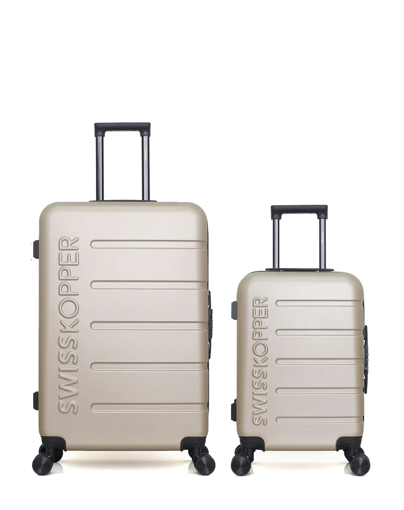 Lot de 2 Valises Rigides Grand Format et Cabine AIGLE