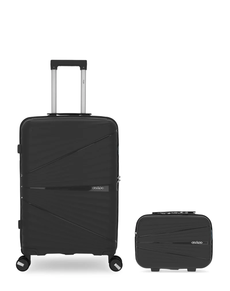 Lot de 2 Valises Rigides Taille Moyenne et Grand Vanity VELA
