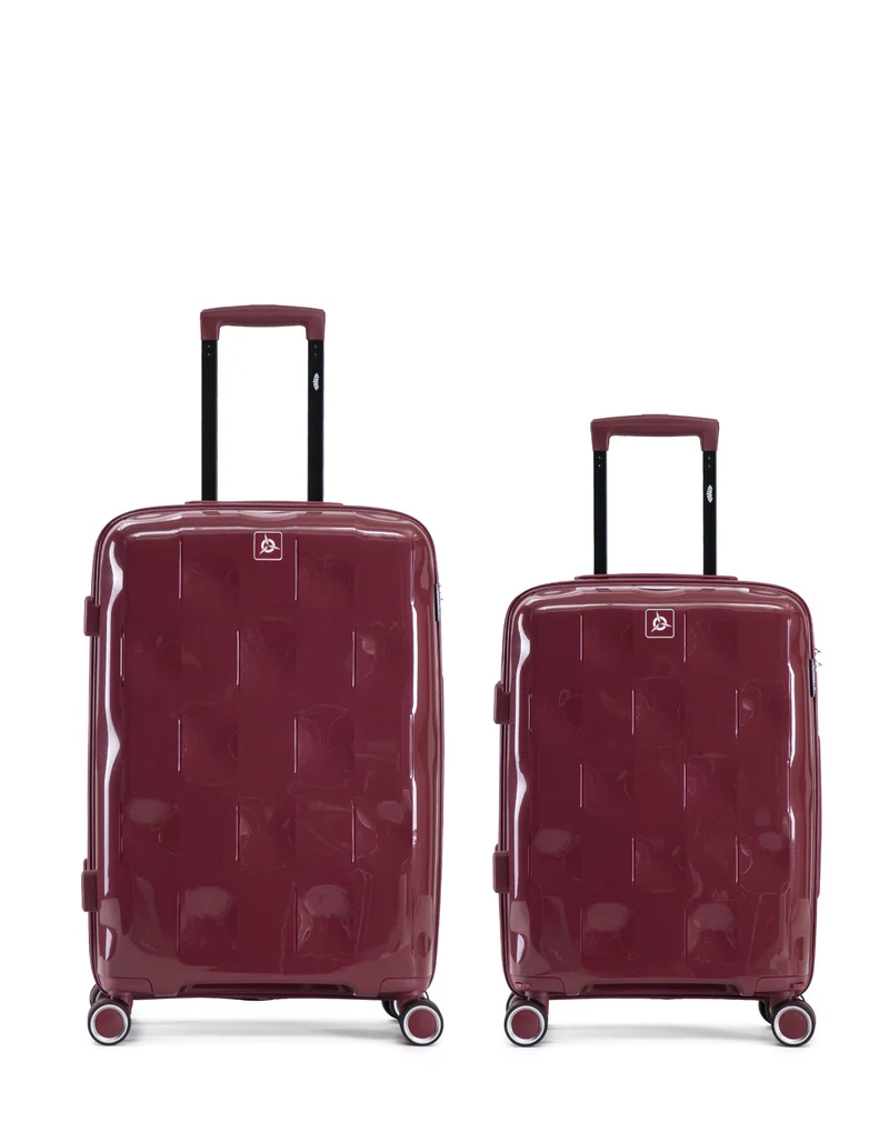 Lot de 2 Valises Rigides Taille Moyenne et Cabine AQUILA