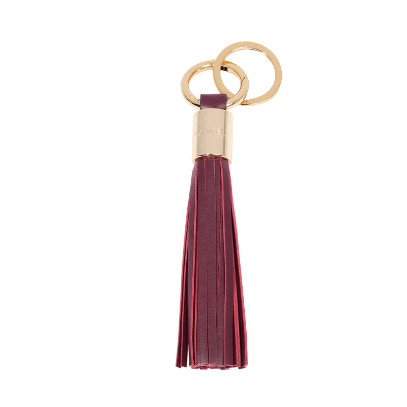 L TASSEL KEYRING