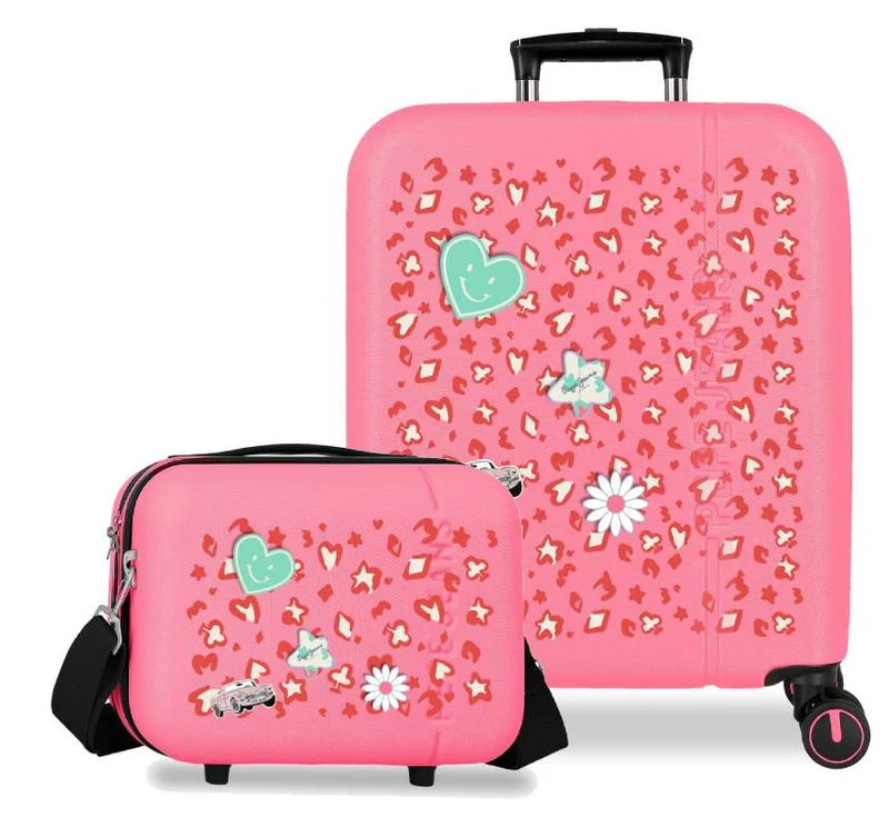 Pack maleta de cabina + neceser EVELYN de PEPE JEANS